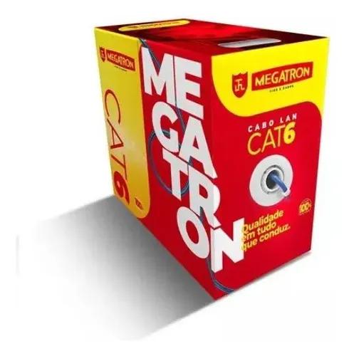 Cabo De Rede, Cat6 305m Vermelho, Utp 4 Pares - Megatron - imagem 5