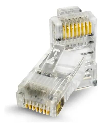Conector Macho Rj45 Cat 5e - Pote 100und. - imagem 3