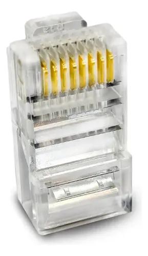 Conector Macho Rj45 Cat 5e - Pote 100und. - imagem 2