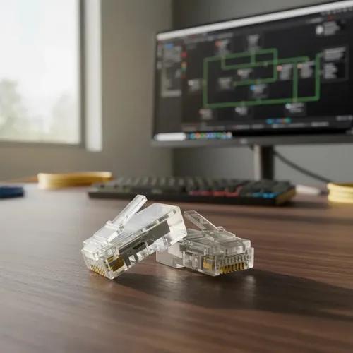 Conector Macho Rj45 Cat 5e - Pote 100und. - imagem 6